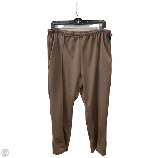 Pants Dress By Clothes Mentor In Brown, Size: 16