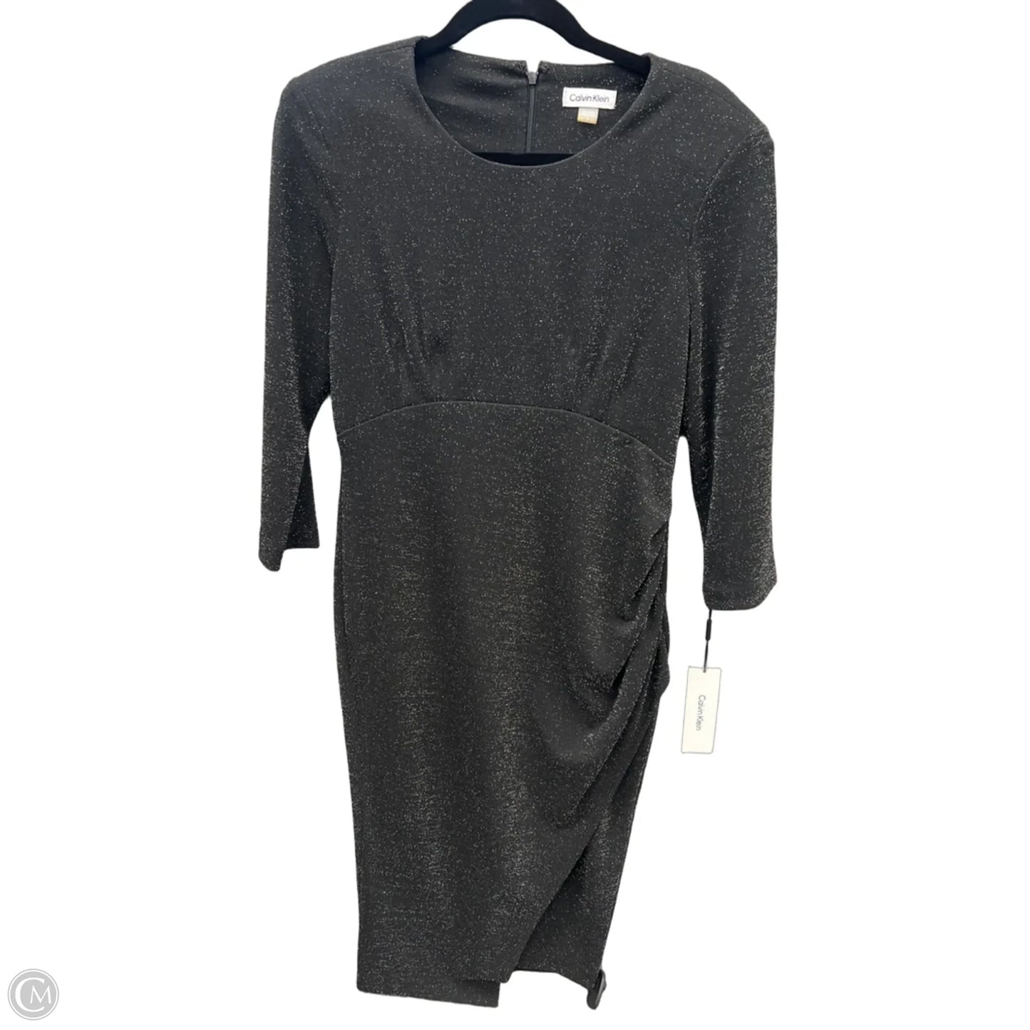 Dress Party Long By Calvin Klein In Black, Size: M