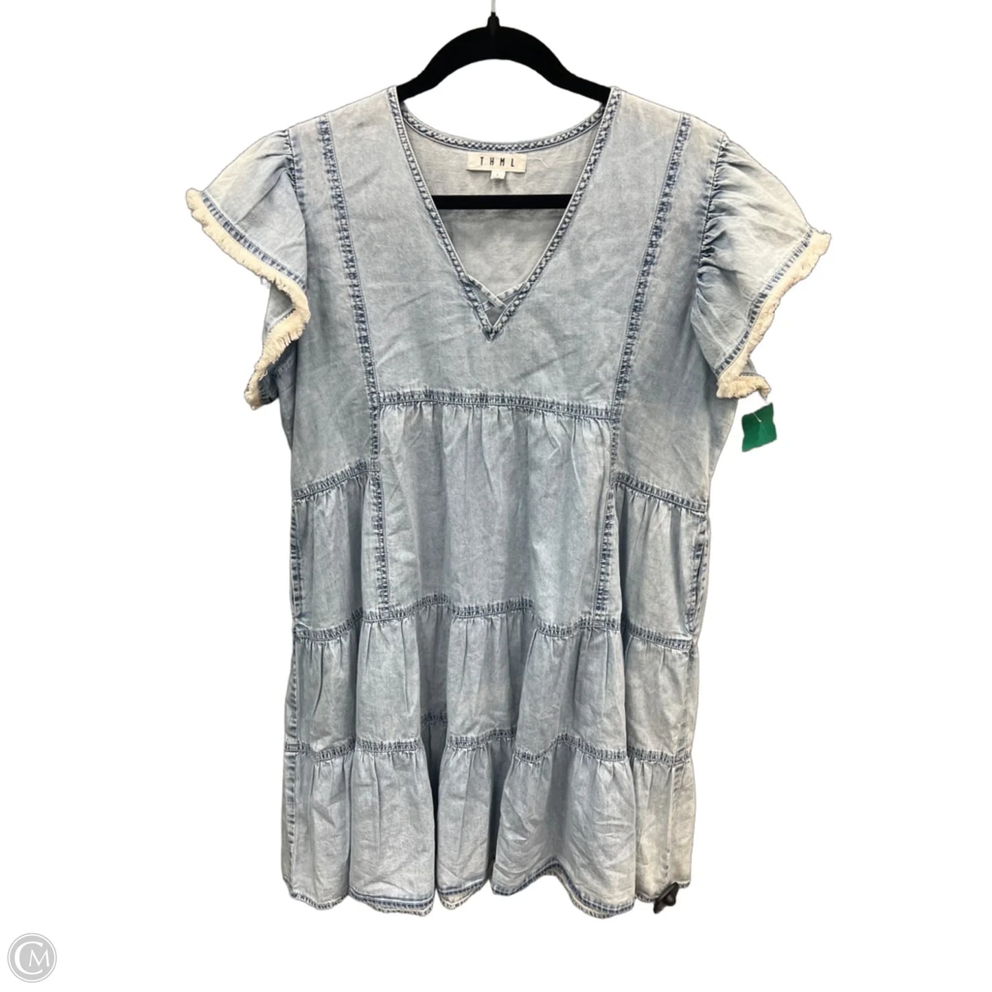 Dress Casual Midi By Thml In Blue, Size: L