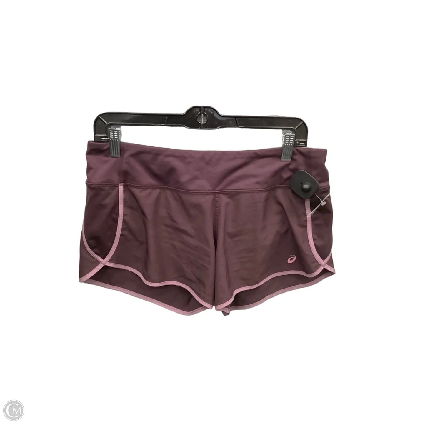 Athletic Shorts By Asics In Maroon, Size: M