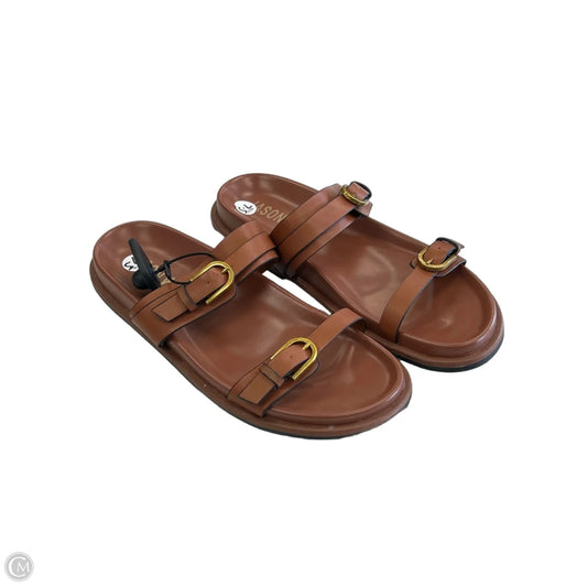 Slippers Designer By Jason Wu In Brown, Size: 7.5