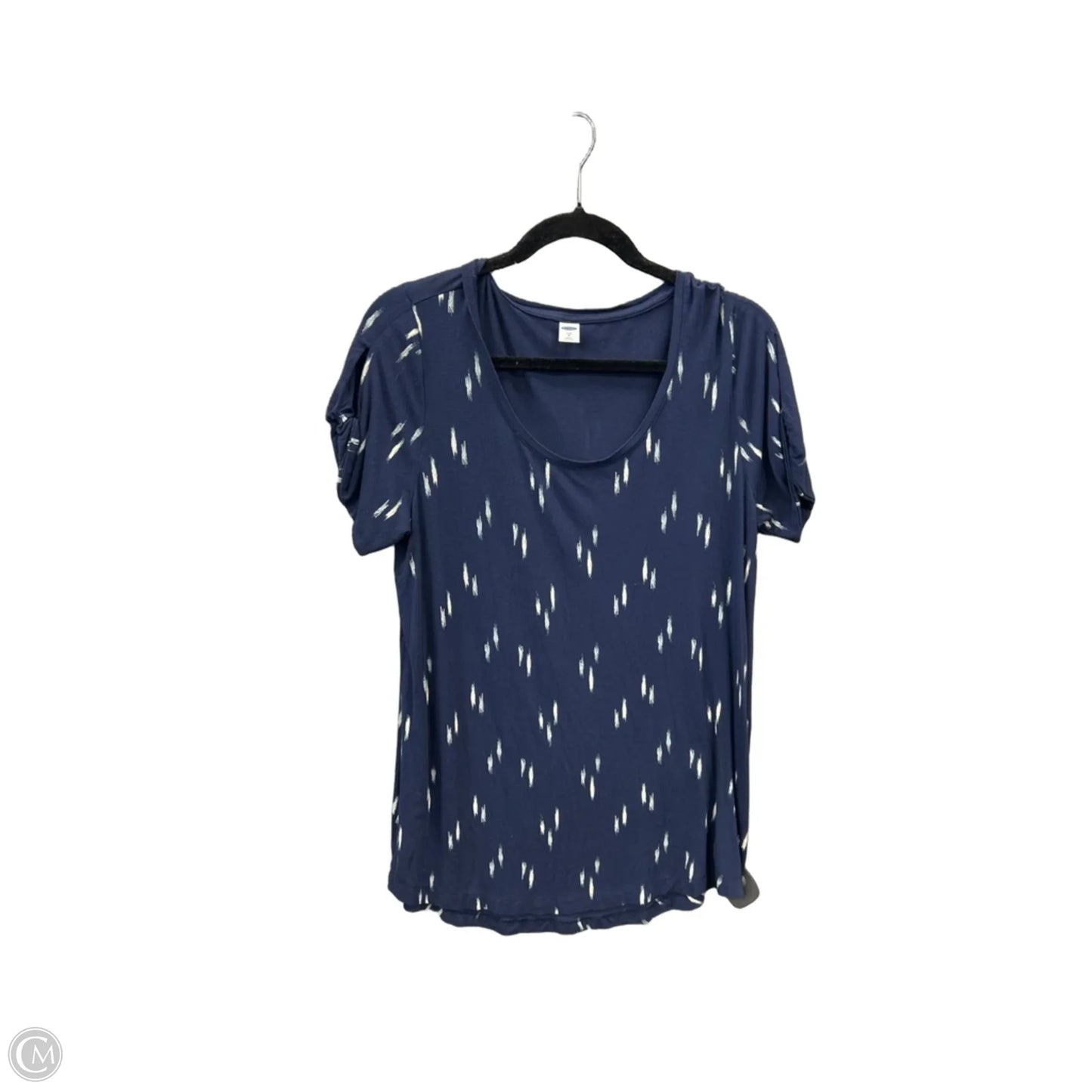 Top Short Sleeve Basic By Old Navy In Blue, Size: M
