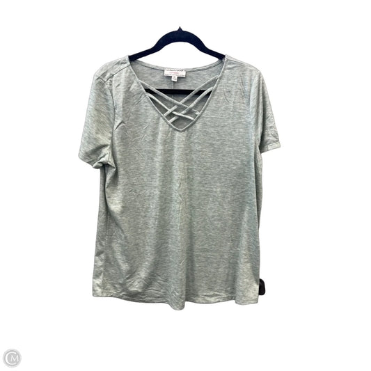 Top Short Sleeve By Clothes Mentor In Green, Size: Xl