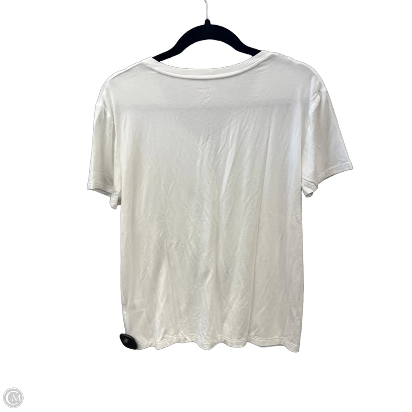 Top Short Sleeve By Nine West In White, Size: M
