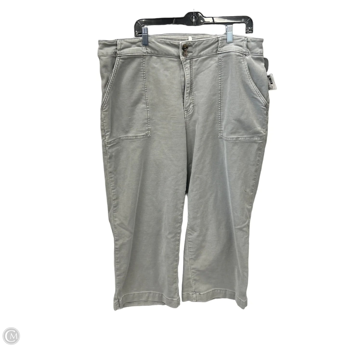 Jeans Wide Leg By Maurices In Grey, Size: 22