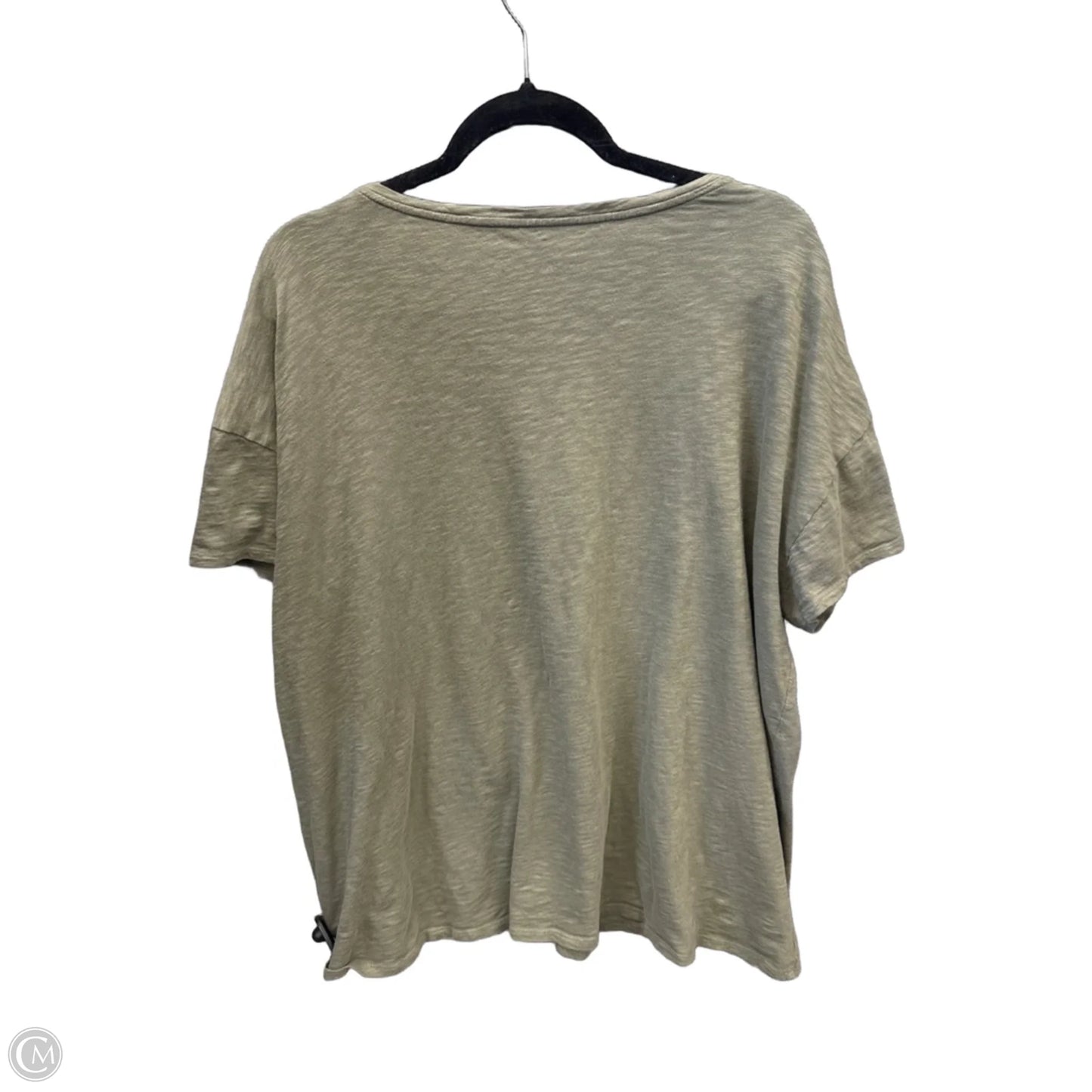 Top Short Sleeve By Life Is Good In Green, Size: Xxl