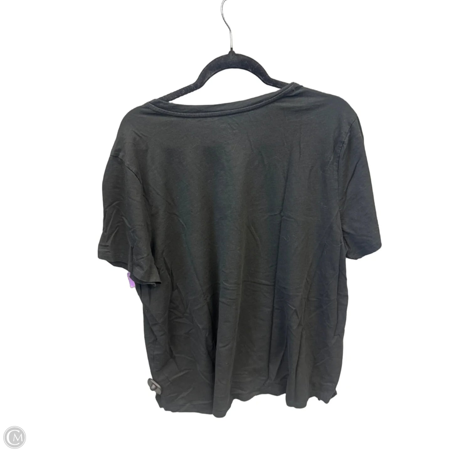 Top Short Sleeve By Maurices In Black, Size: 2x