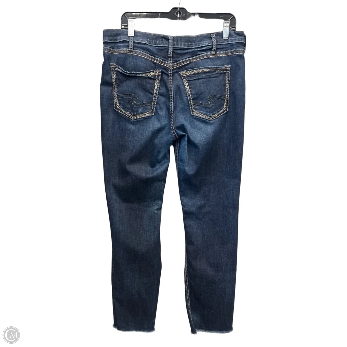 Jeans Straight By Clothes Mentor In Blue Denim, Size: 14