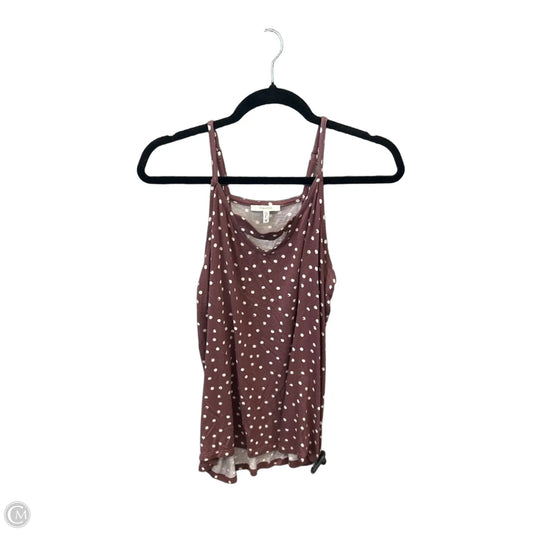 Top Sleeveless By Maurices In Polkadot Pattern, Size: M