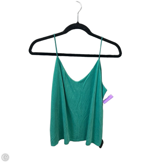 Top Sleeveless By Eyeshadow In Green, Size: M