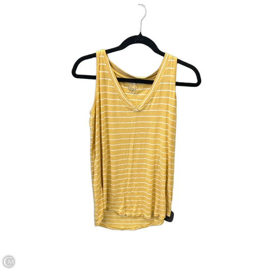 Top Sleeveless By Maurices In Yellow, Size: S