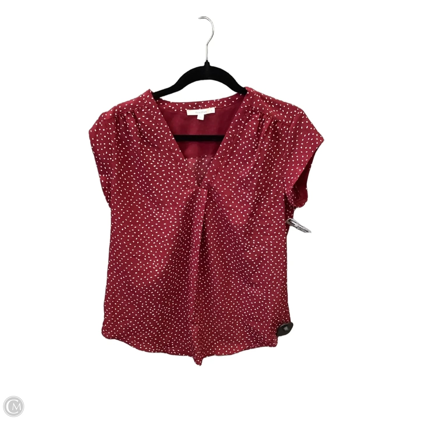 Top Short Sleeve By Clothes Mentor In Red, Size: S