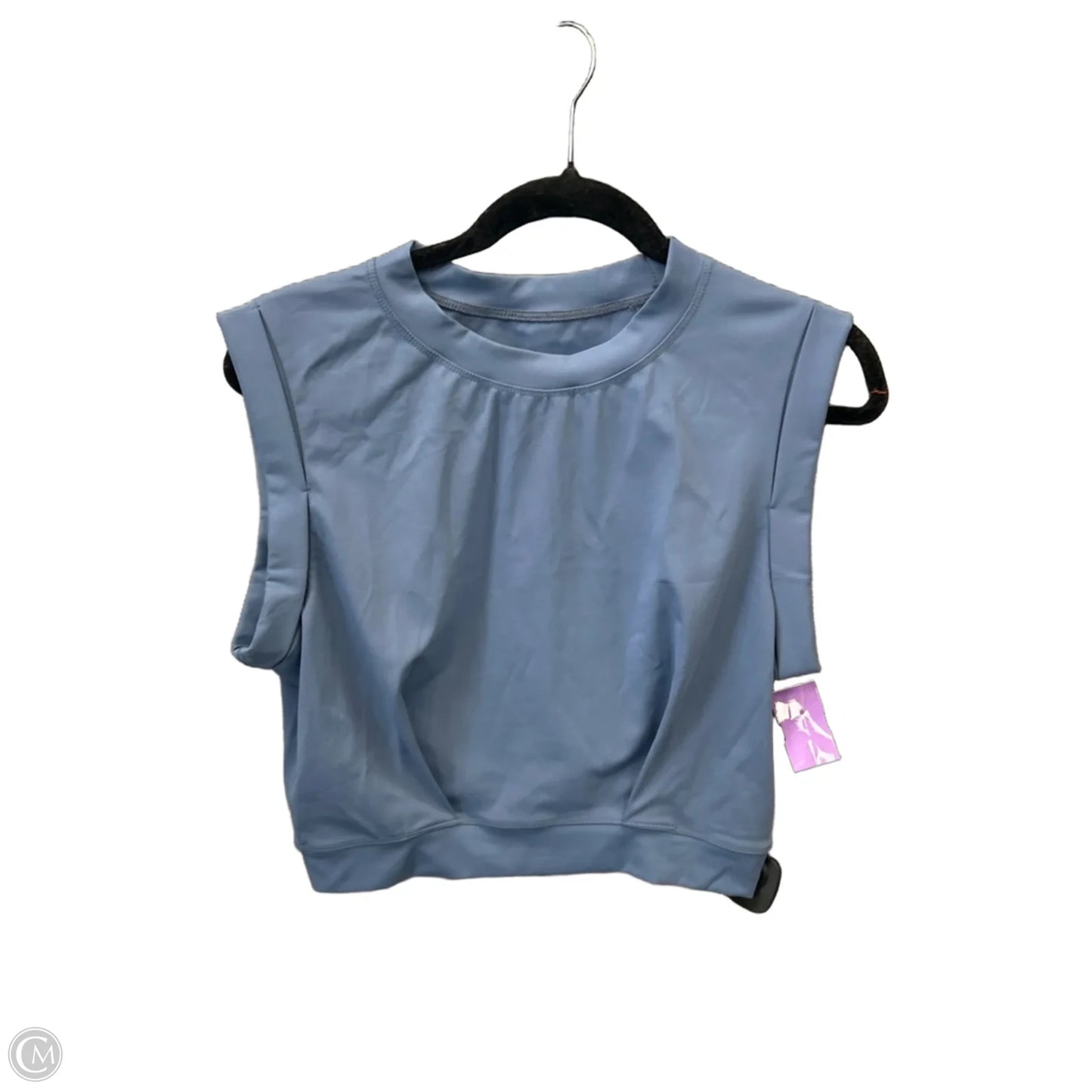 Athletic Top Short Sleeve By Halara In Blue, Size: M