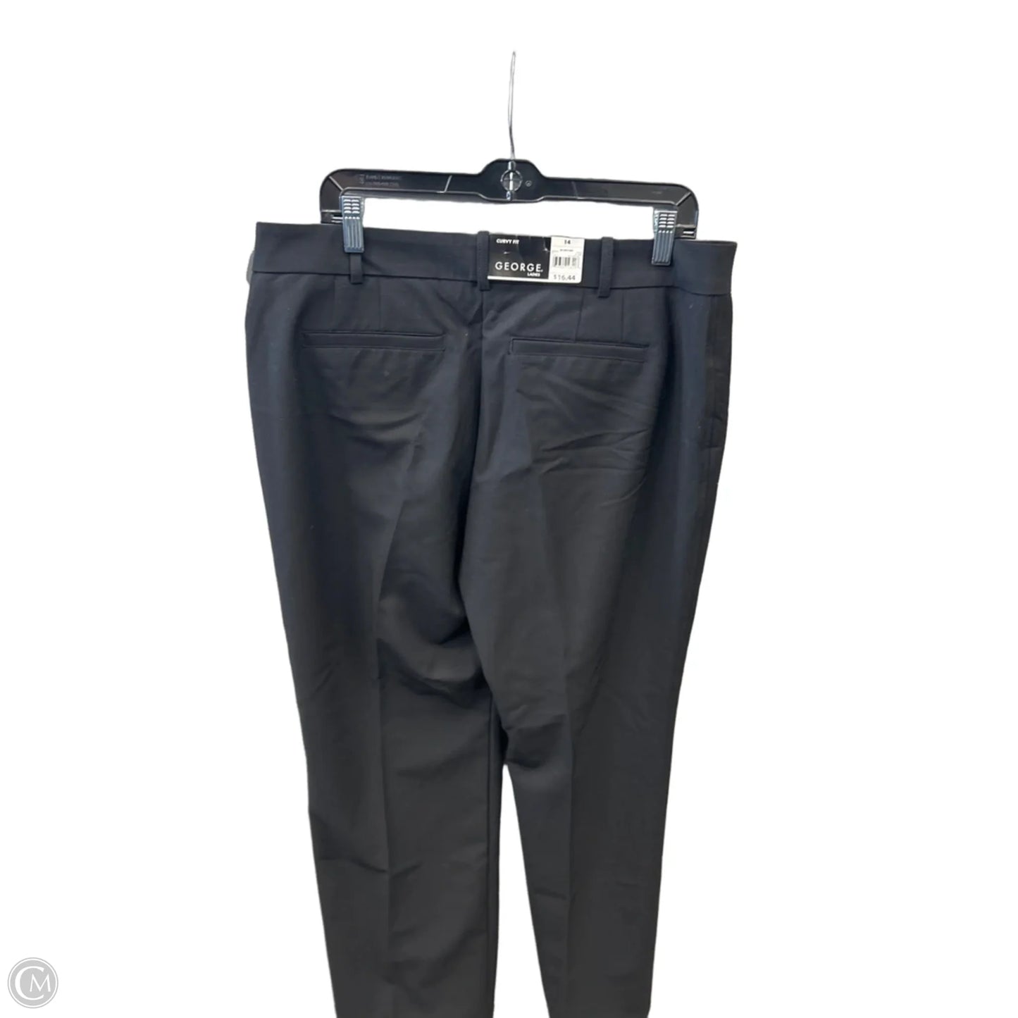 Pants Dress By George In Black, Size: 14