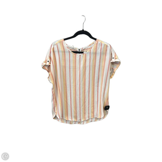 Top Short Sleeve By Maurices In Multi-colored, Size: S