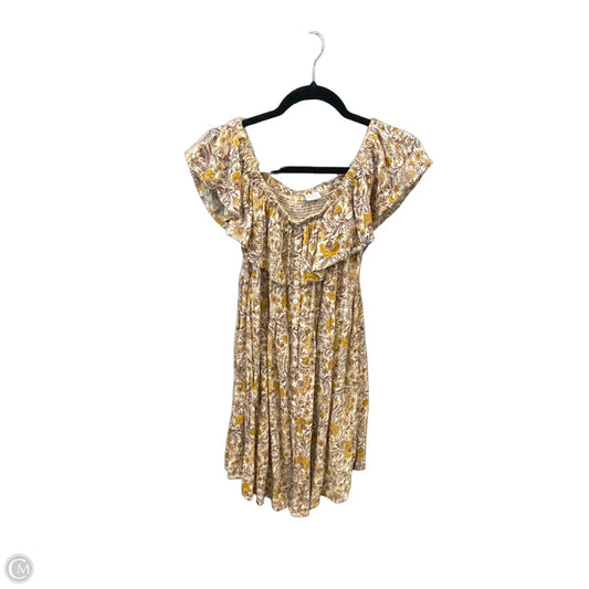 Dress Casual Midi By Patrons Of Peace In Floral Print, Size: M