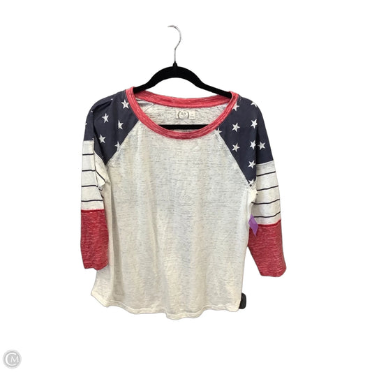 Top Long Sleeve By Maurices In White, Size: M