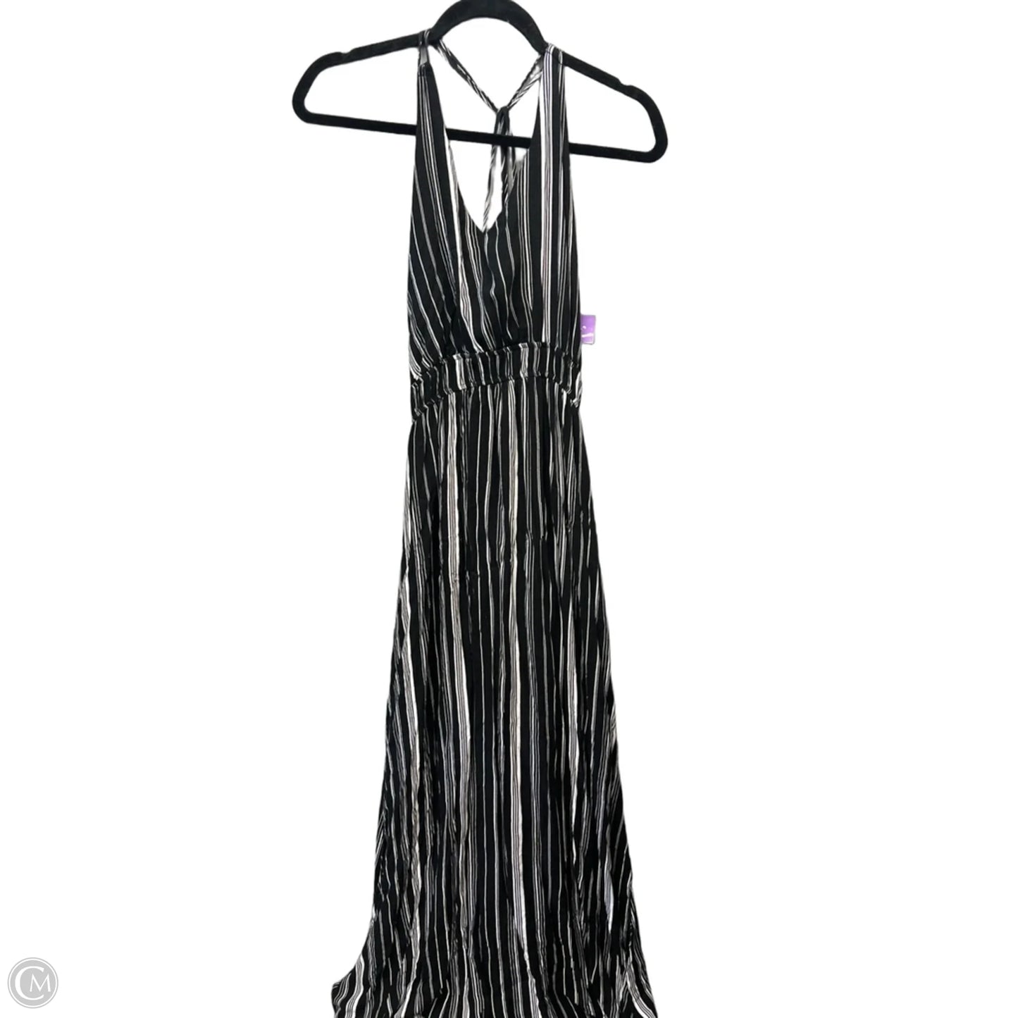 Dress Casual Maxi By Maurices In Black & White, Size: M