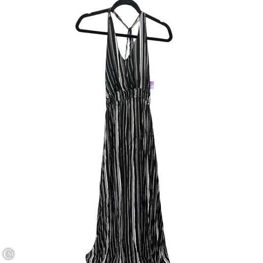 Dress Casual Maxi By Maurices In Black & White, Size: M