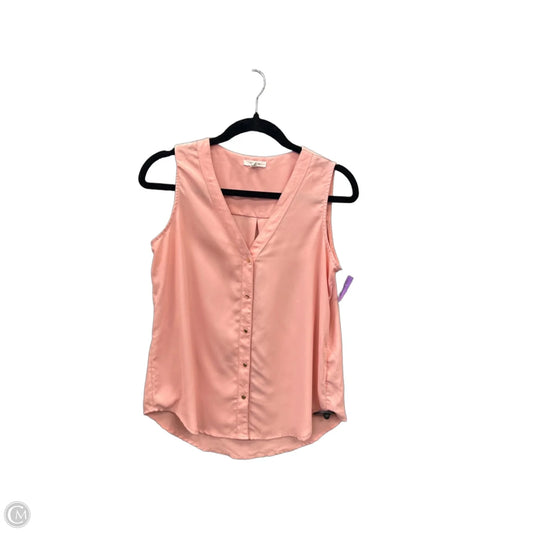 Top Sleeveless By Maurices In Pink, Size: S