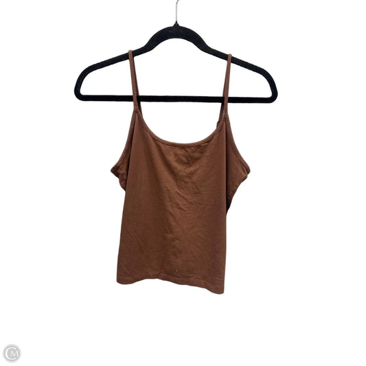 Top Sleeveless By Banana Republic In Brown, Size: M