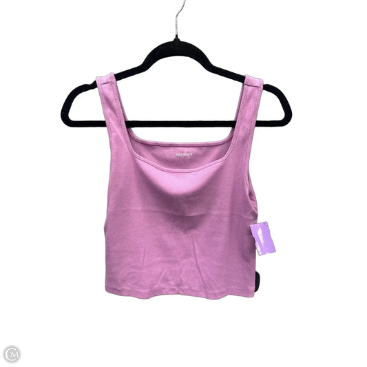 Top Sleeveless By Old Navy In Purple, Size: L
