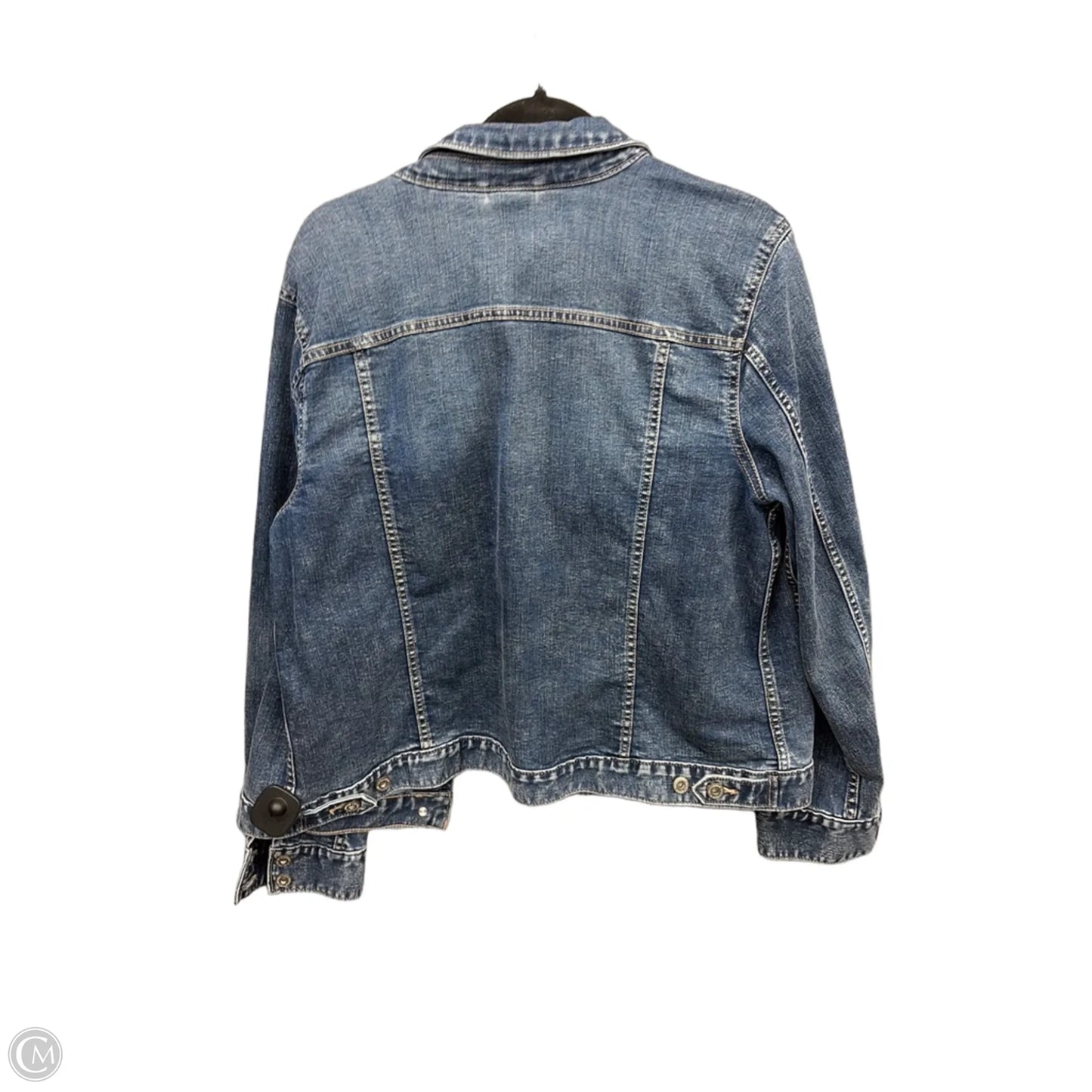 Jacket Denim By Liz Claiborne In Blue Denim, Size: Xl