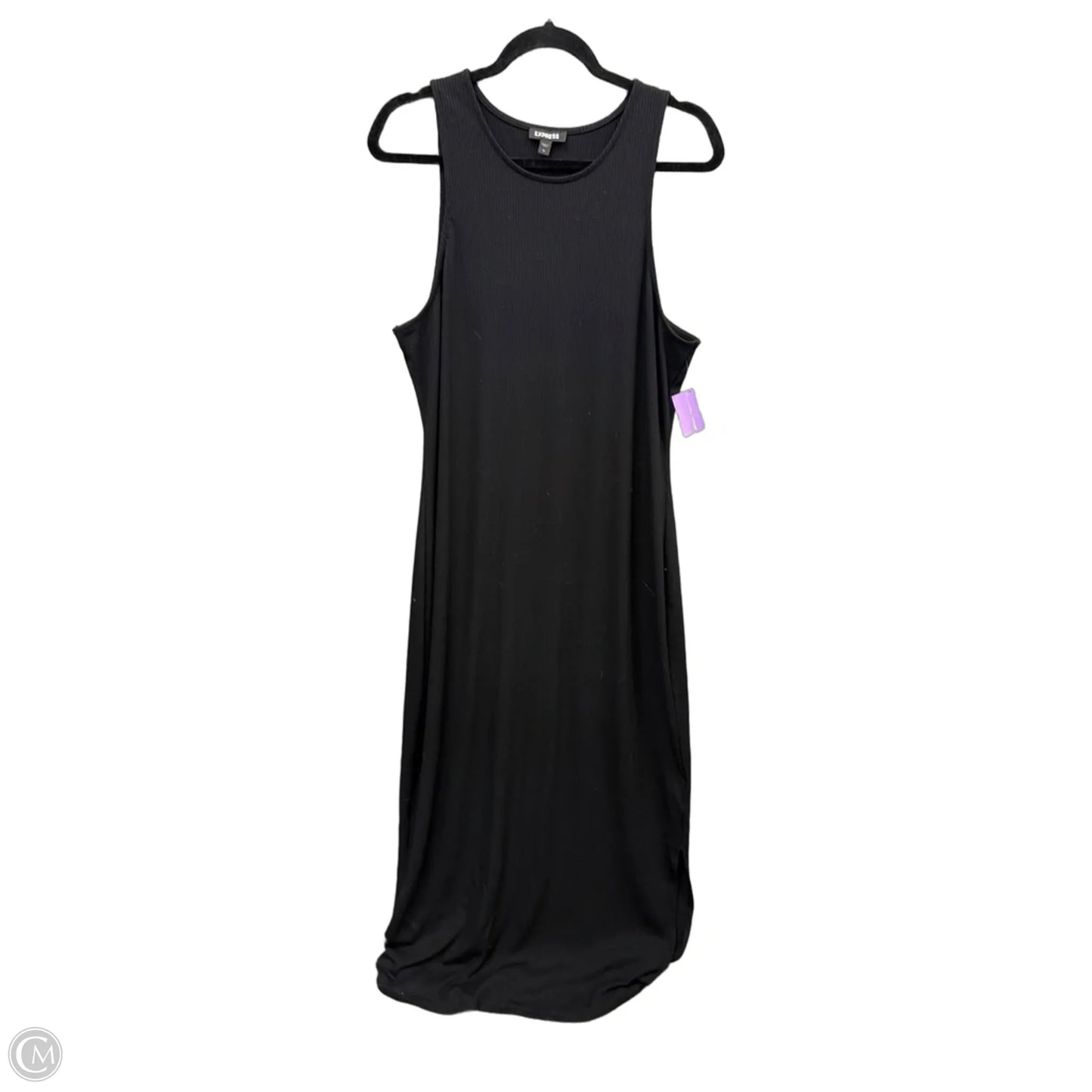 Dress Casual Maxi By Express In Black, Size: Xl