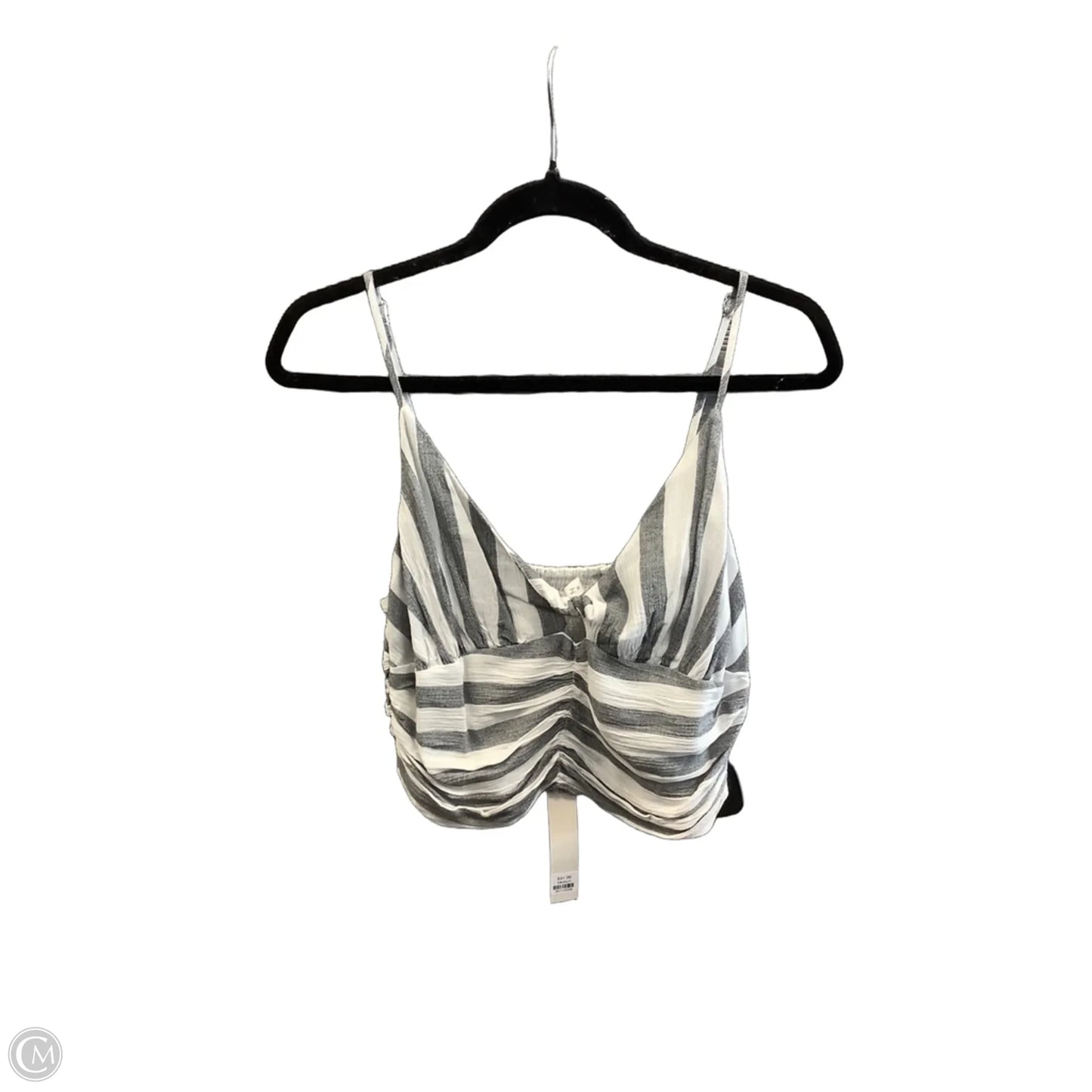 Top Sleeveless By Mustard Seed In Striped Pattern, Size: M