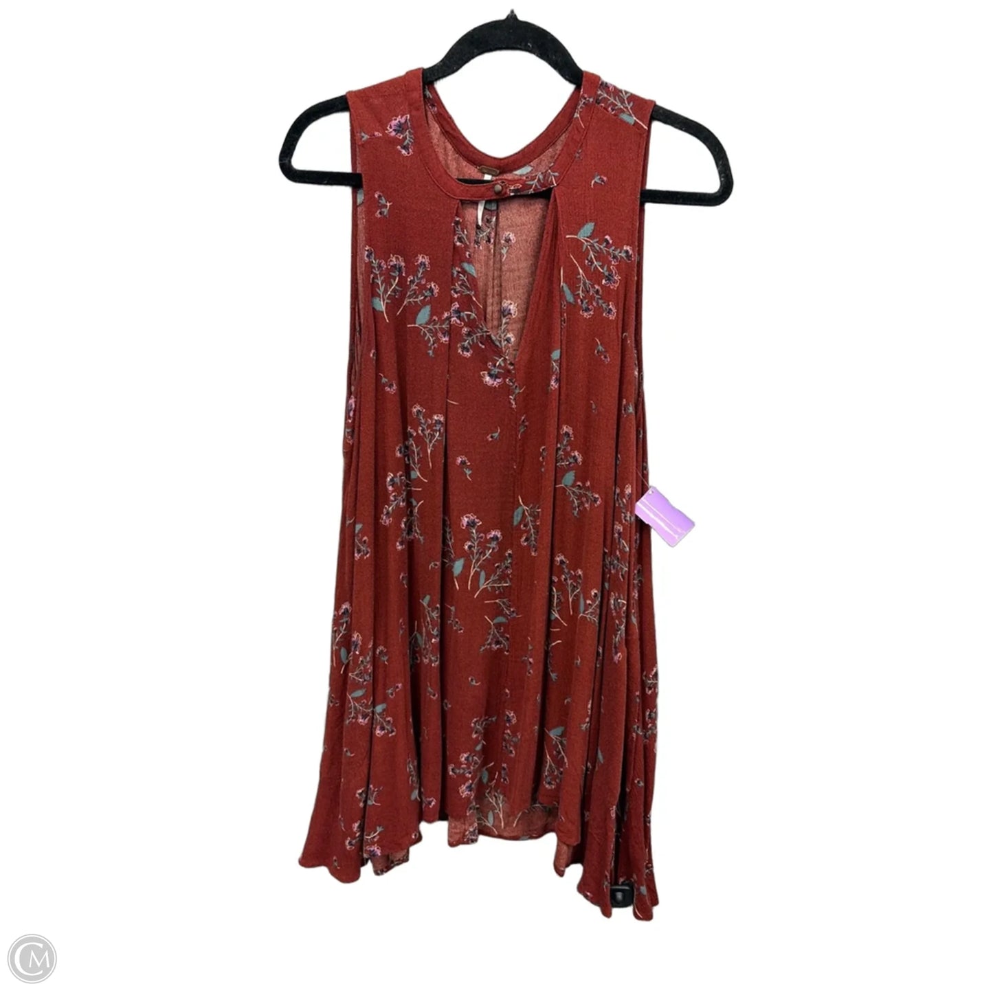 Tunic Sleeveless By Free People In Red, Size: M