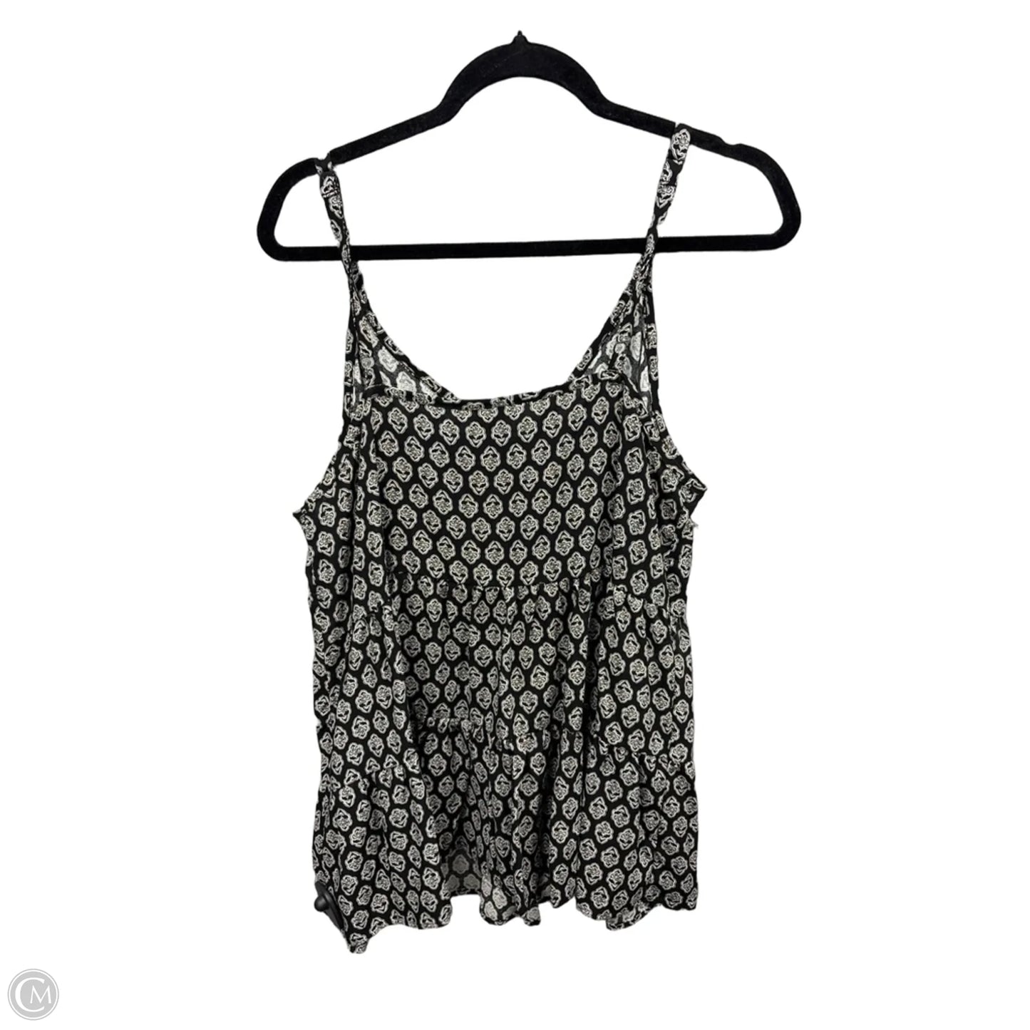 Top Sleeveless By Torrid In Black & White, Size: L