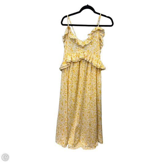 Dress Casual Maxi By Old Navy In Yellow, Size: Xl