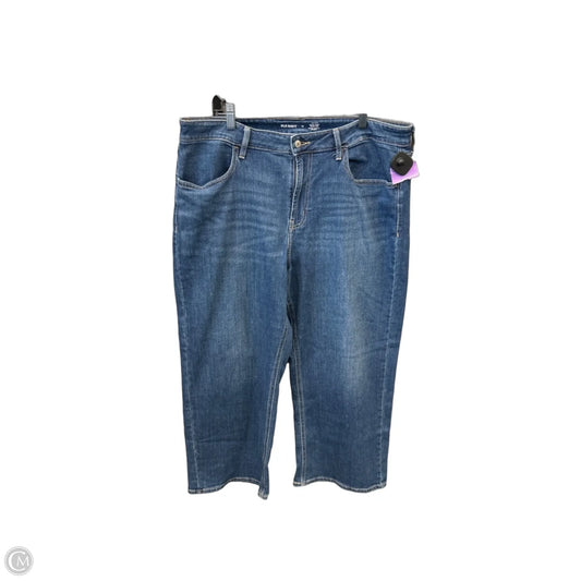 Jeans Wide Leg By Old Navy In Blue Denim, Size: 16