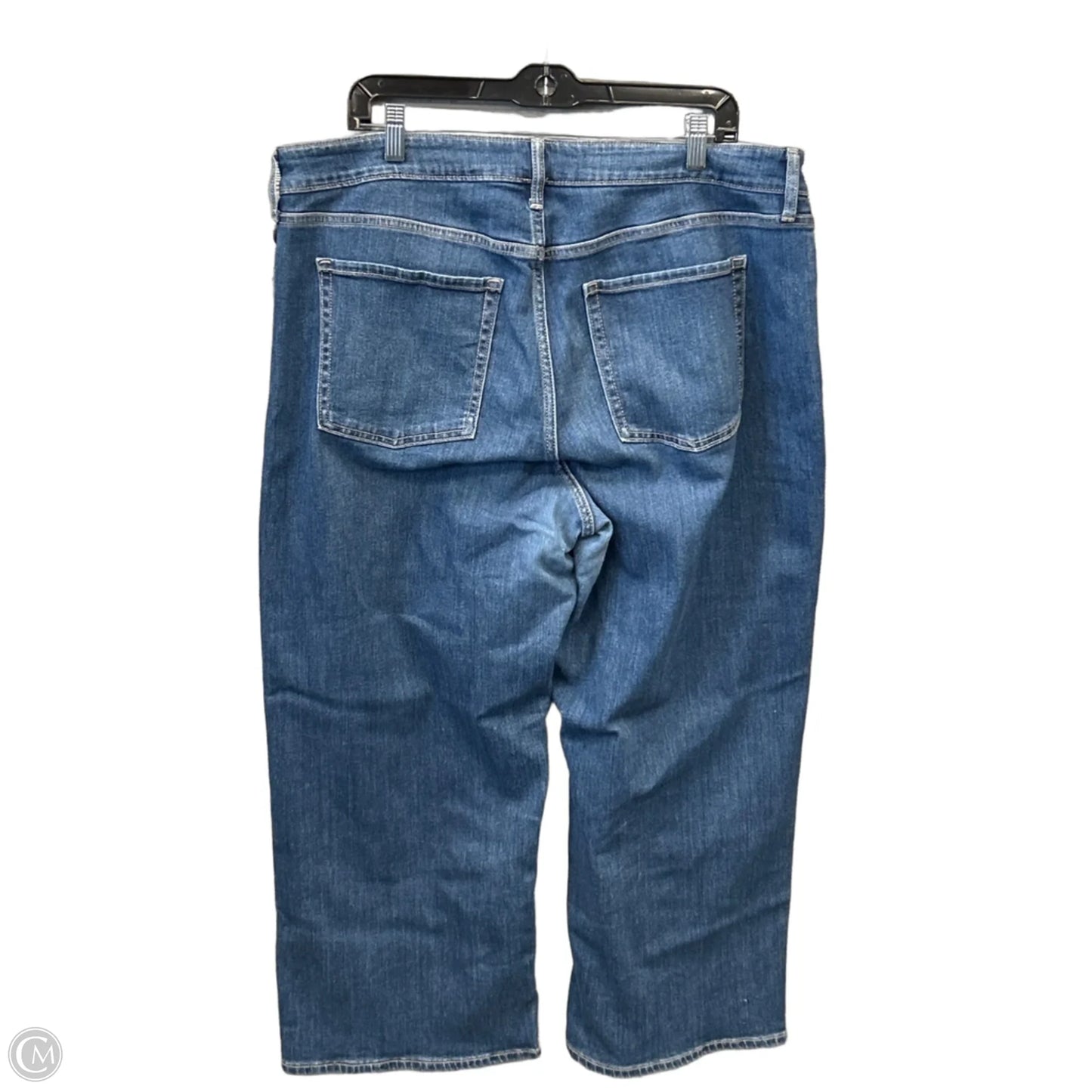 Jeans Wide Leg By Old Navy In Blue Denim, Size: 16
