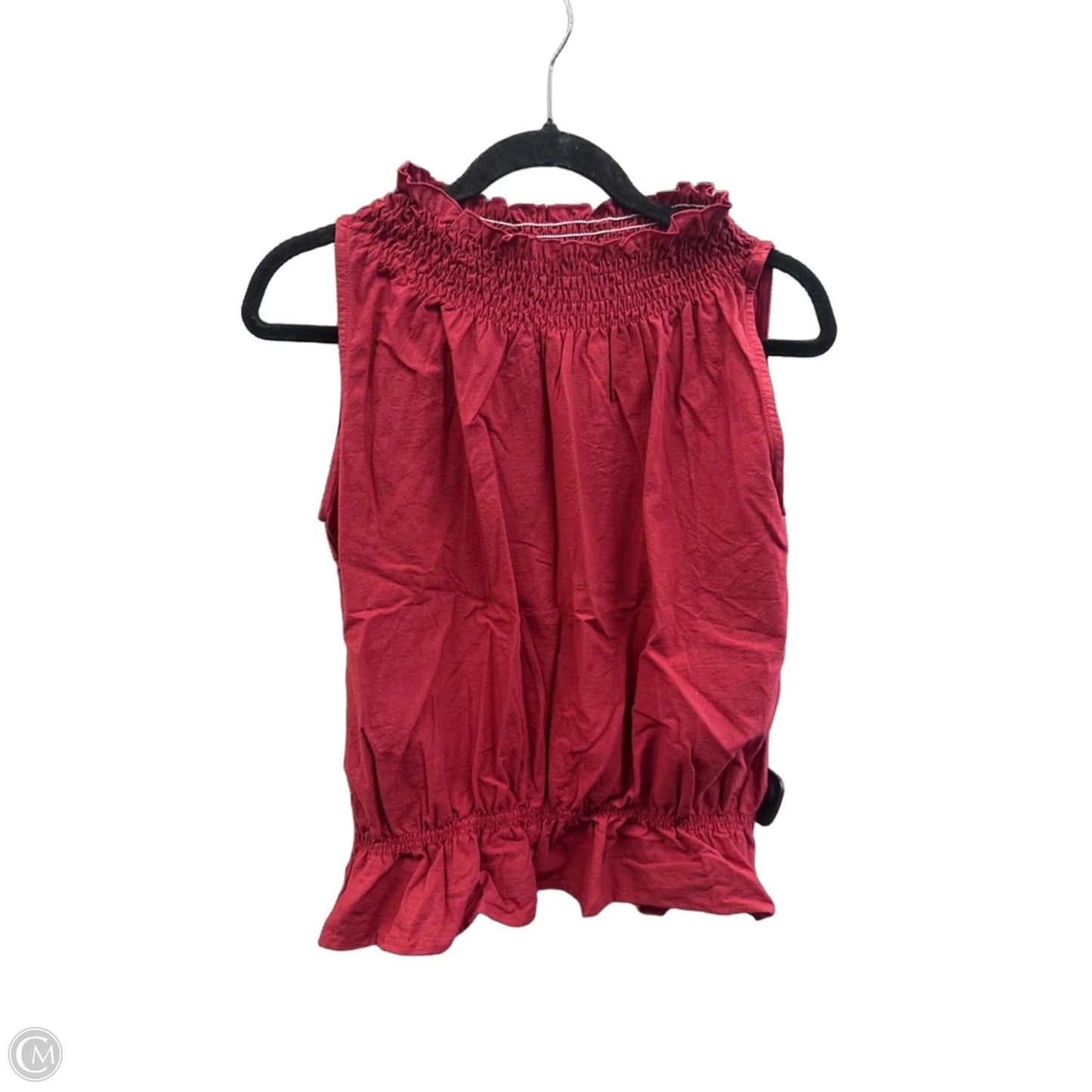 Top Sleeveless By Clothes Mentor In Red, Size: Xl