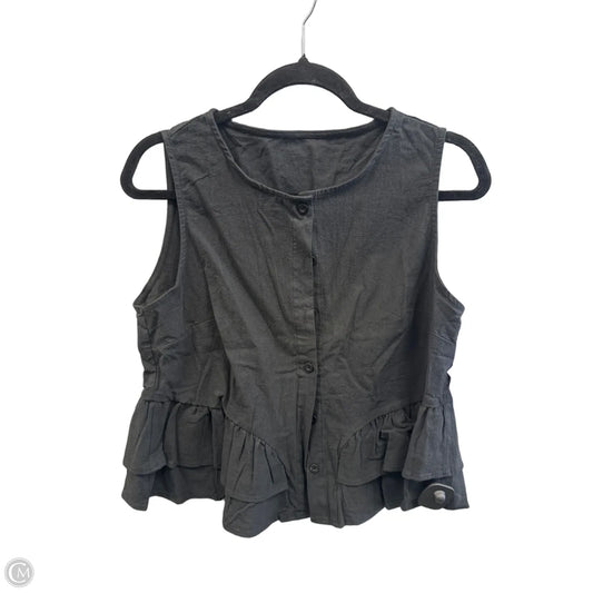 Top Sleeveless By Shein In Black, Size: L