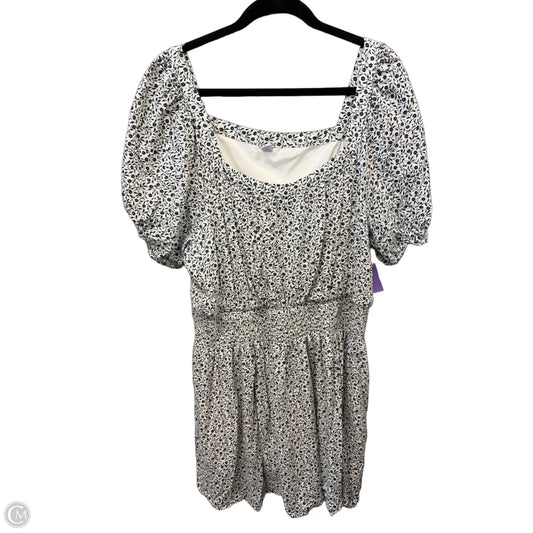 Dress Casual Midi By Old Navy In Floral Print, Size: 2x