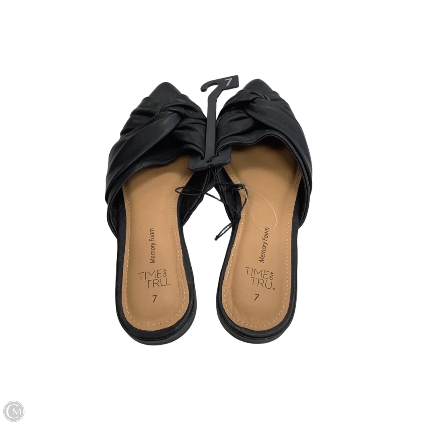 Shoes Flats By Time And Tru In Black, Size: 7
