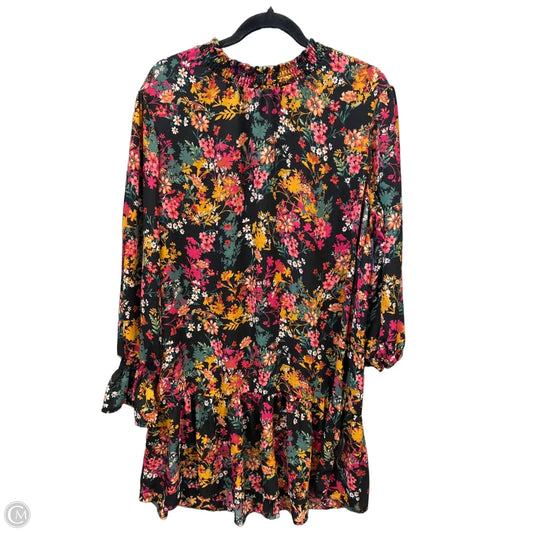 Dress Casual Short By Ophelia Roe In Floral Print, Size: Xl