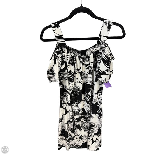 Dress Casual Midi By Roz And Ali In Black & White, Size: L