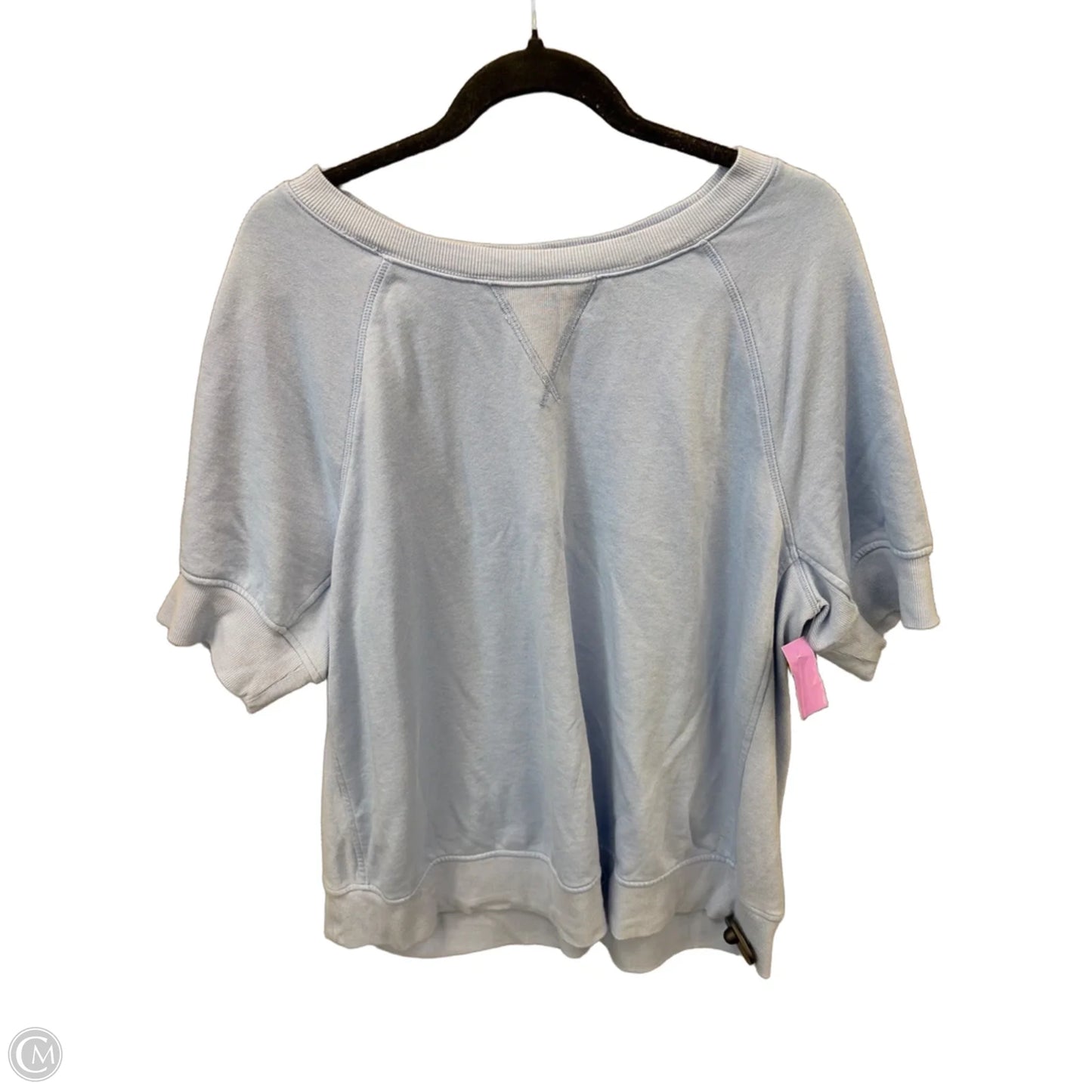 Top Short Sleeve By Lane Bryant In Blue, Size: Xxl