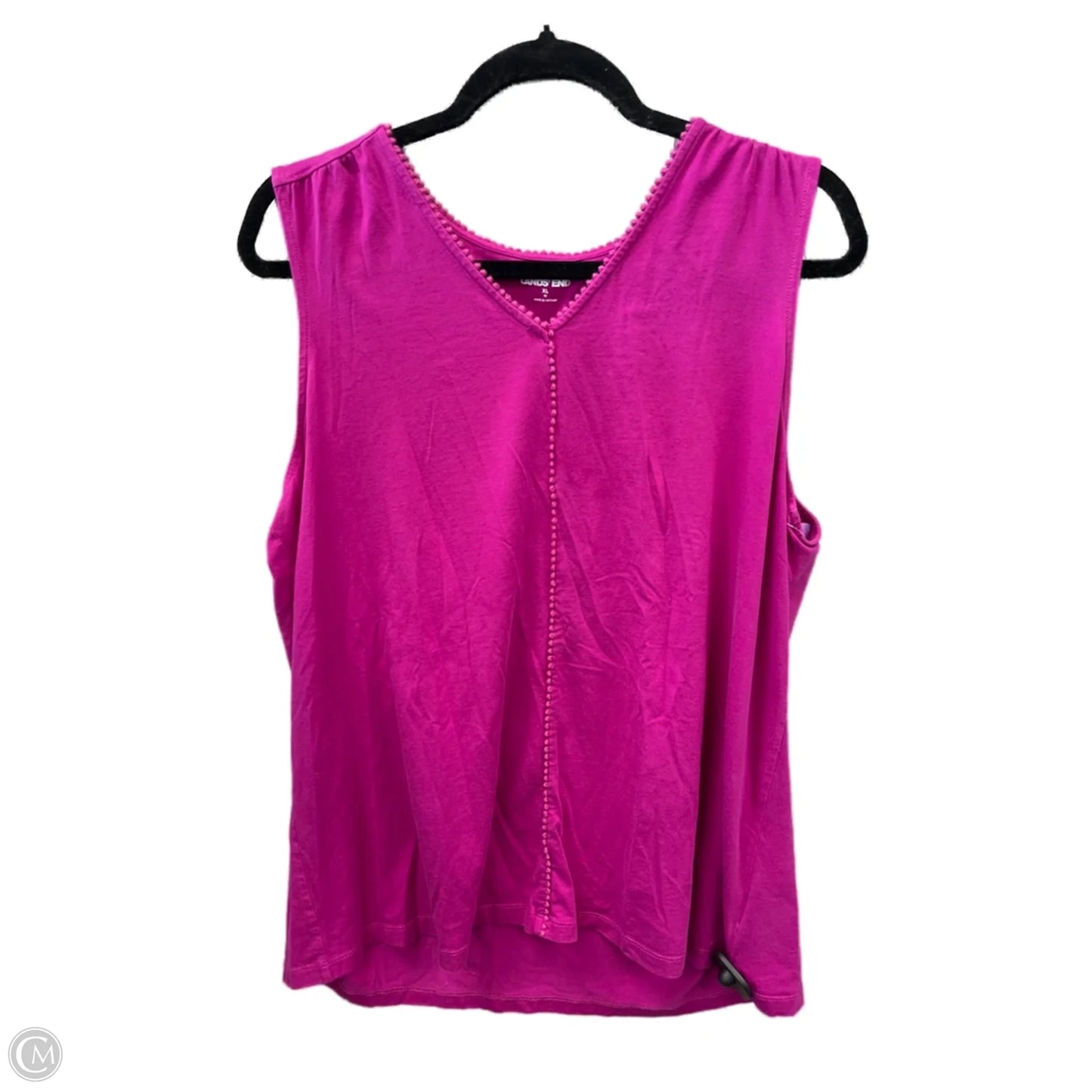 Top Sleeveless By Lands End In Purple, Size: Xl