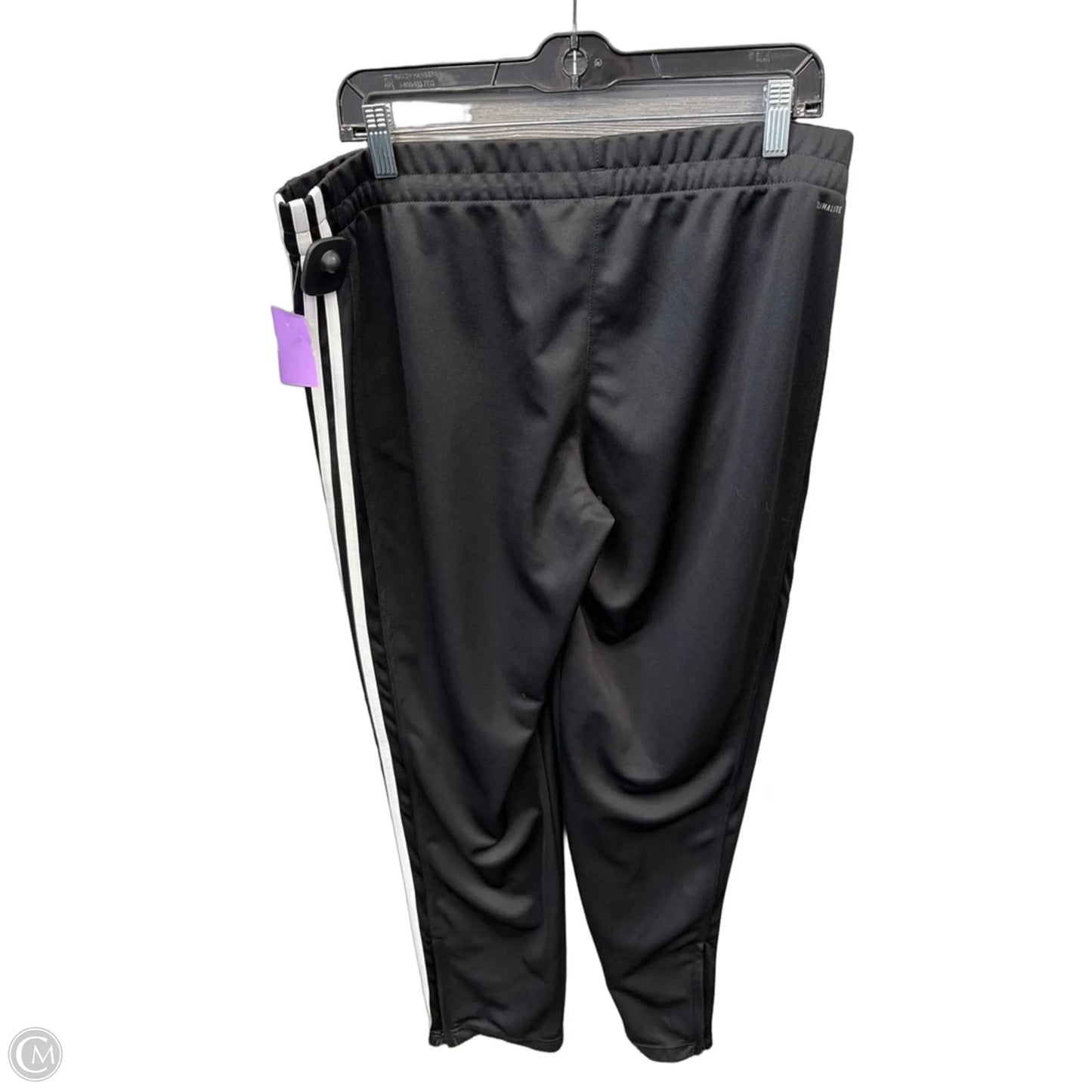 Athletic Pants By Adidas In Black & White, Size: Xl