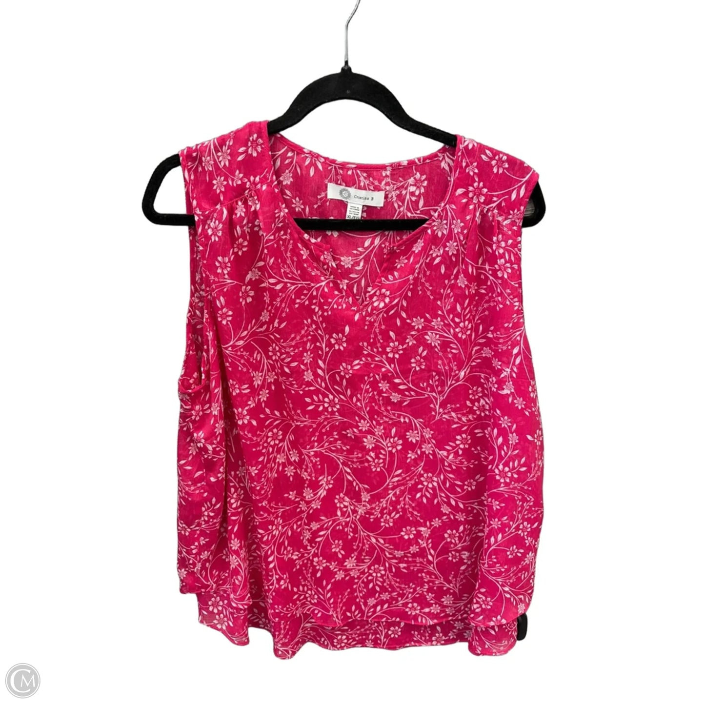 Top Sleeveless By Clothes Mentor In Pink, Size: Xl