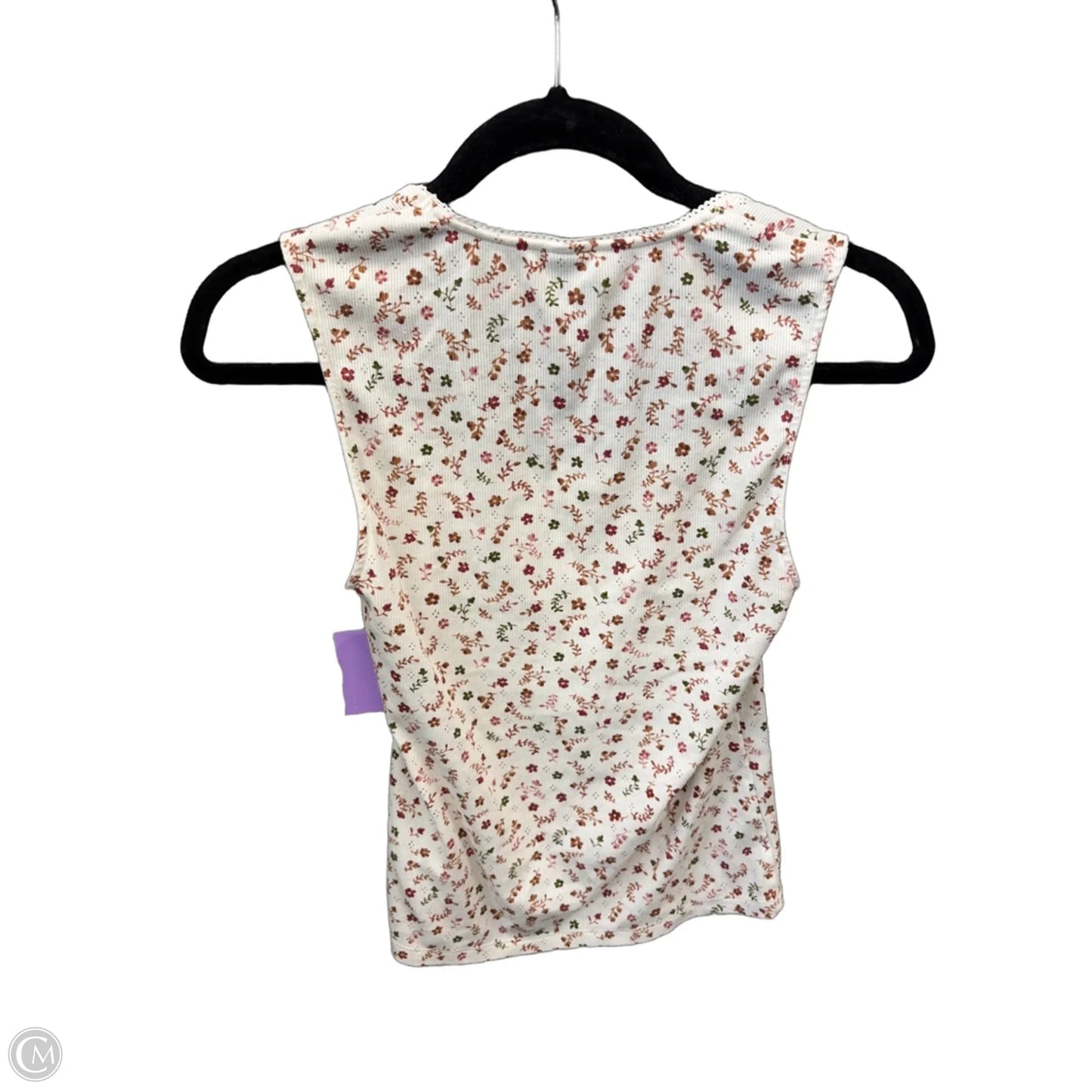 Top Sleeveless By Old Navy In Floral Print, Size: S