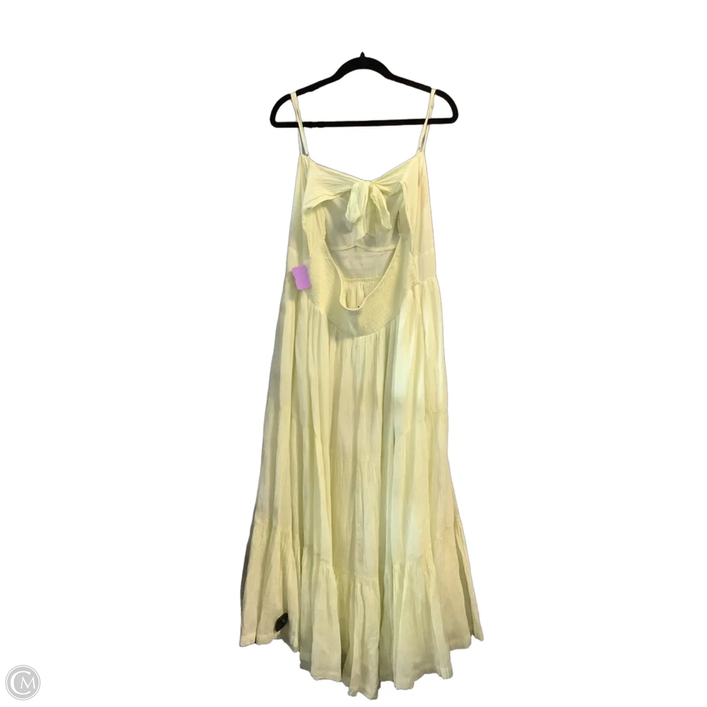 Dress Casual Maxi By American Eagle In Yellow, Size: Xxl
