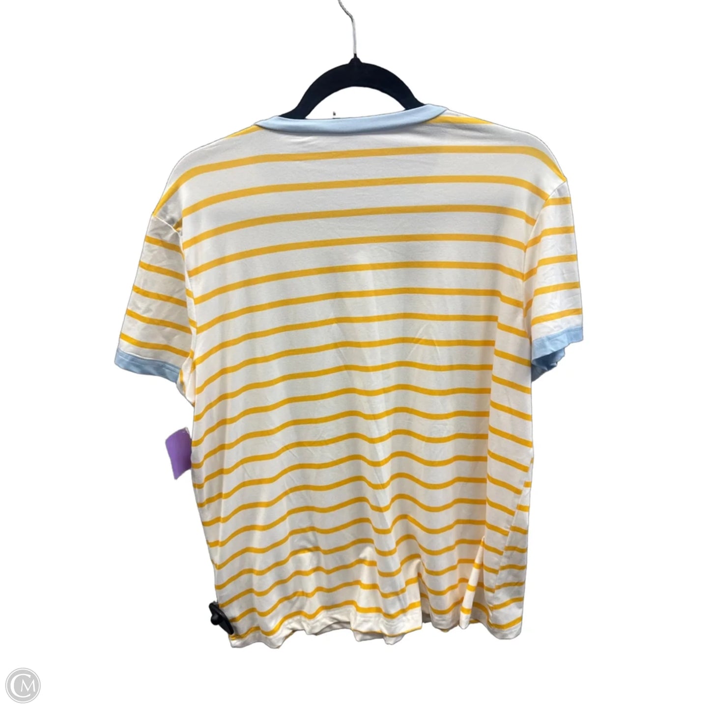 Top Short Sleeve By Clothes Mentor In Striped Pattern, Size: Xl