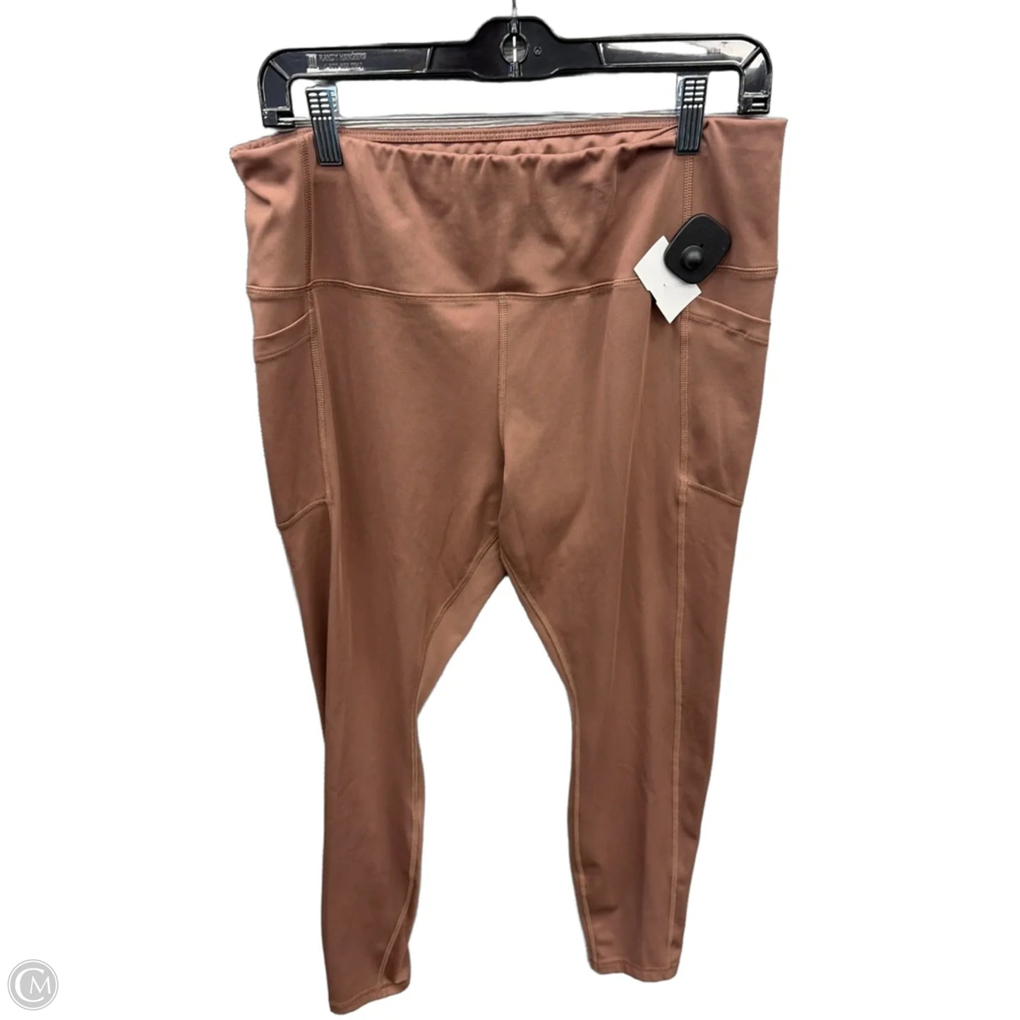 Athletic Leggings By Avia In Brown, Size: Xl