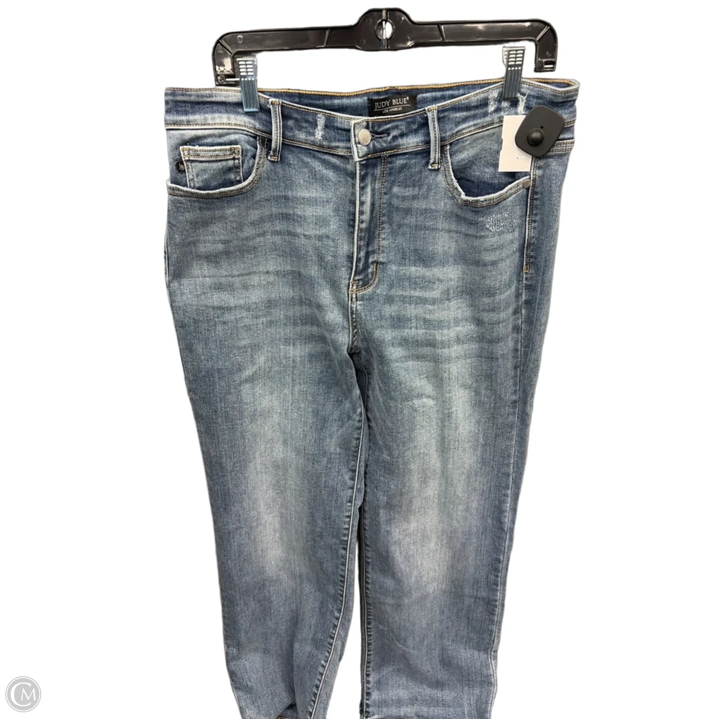 Jeans Straight By Judy Blue In Blue Denim, Size: 14