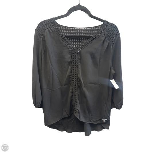 Top Long Sleeve By Xhilaration In Black, Size: M